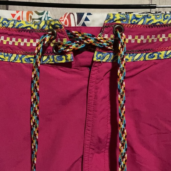 Robert Graham Men’s Bright Pink Swim Trunks - Picture 2 of 6